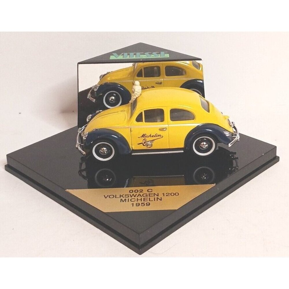 Vitesse VW Volkswagon 1200 Beetle Michelin 1959 Diecast 1:43 Small Chip Paint